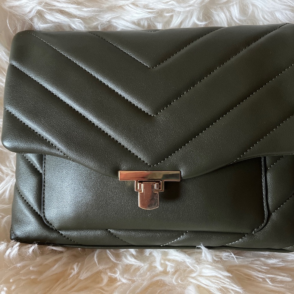 Olive green purse